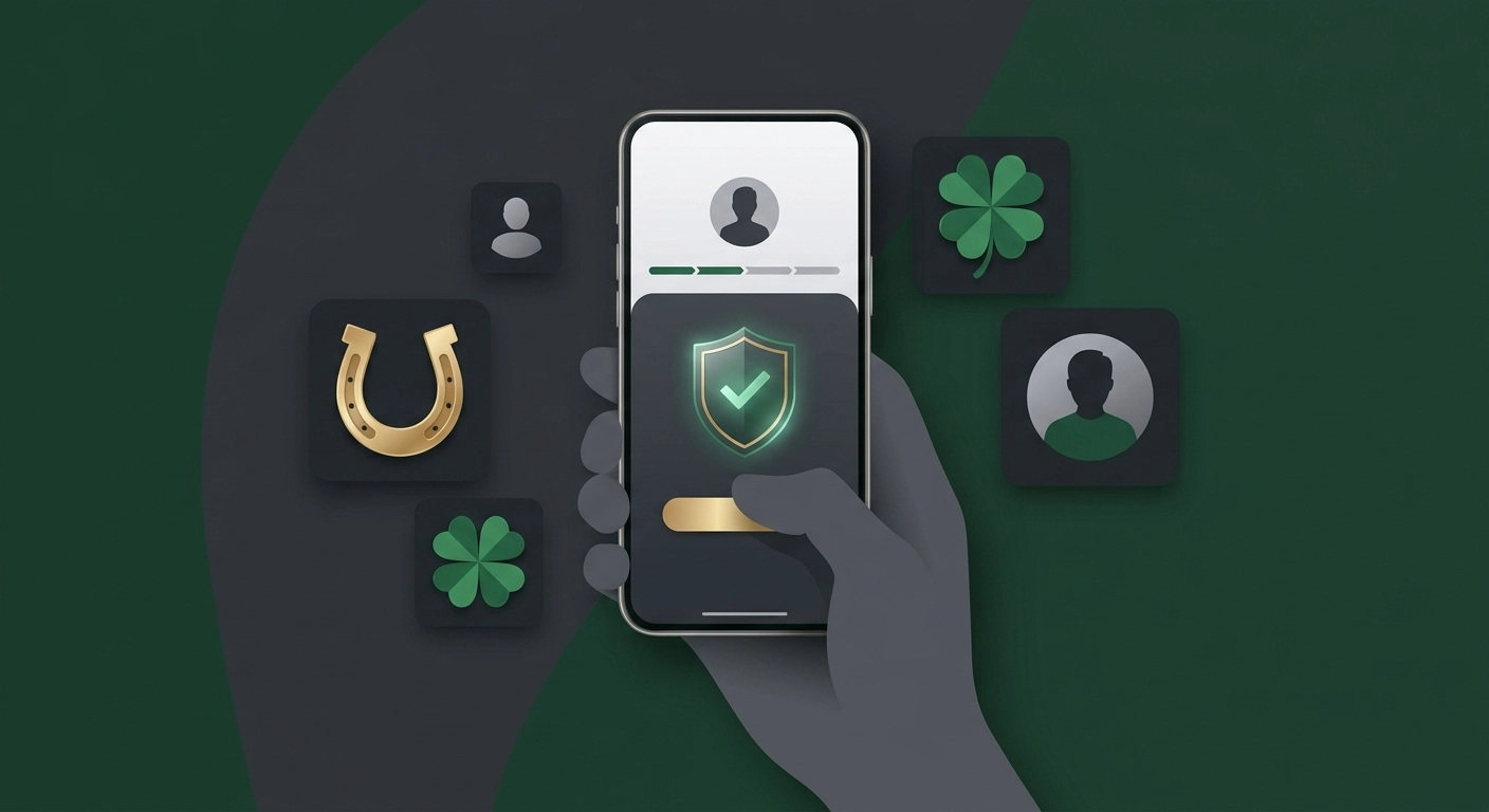 Luckster registration and identity-verification interface