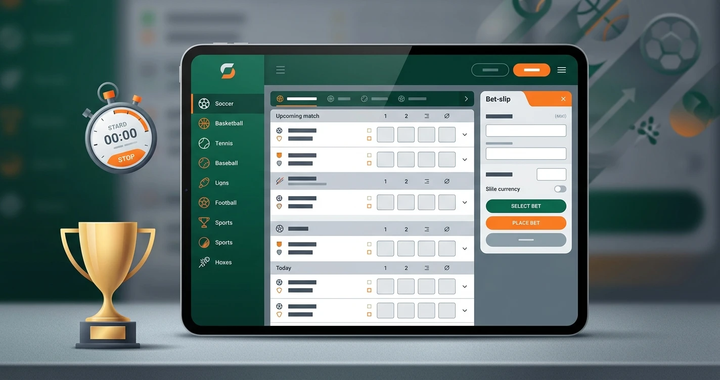Luckster sportsbook interface